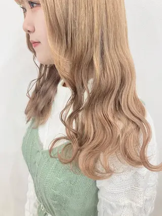 ロング カラー ☁️hinako☁️ 1HAVANAのヘアスタイル