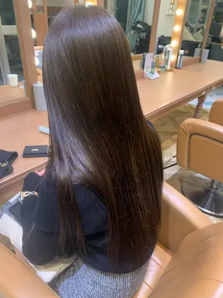 カラー オリーブカラー/みづ き/ボブパーマ🤍のヘアスタイル