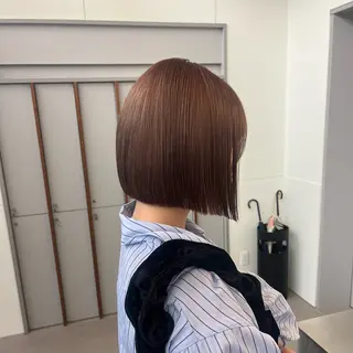 ショート カラー 髪質改善カラー/ボブ 🌻Mutsumiのヘアスタイル