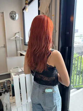 ロング カラー 松坂 真衣のヘアスタイル