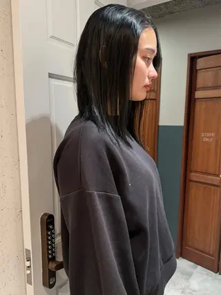 ミディアム パーマ mai / linoah˚✧のヘアスタイル