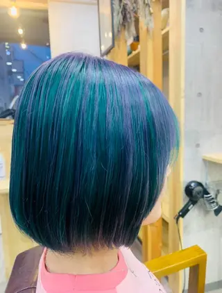 ショート カラー hair salon mementoのヘアスタイル