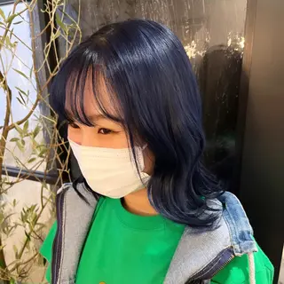 ミディアム 春日 涼太のヘアスタイル