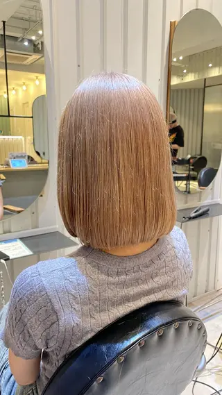 ミディアム カラー 💘韓国レイヤー上 品カラーruru💘のヘアスタイル