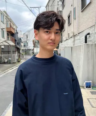 メンズ SCENE 髪質改善 シーンのヘアスタイル