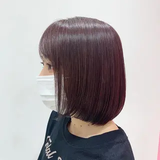 ショート カラー 韓国風ハッシュカット 似合わせレイヤー池袋のヘアスタイル