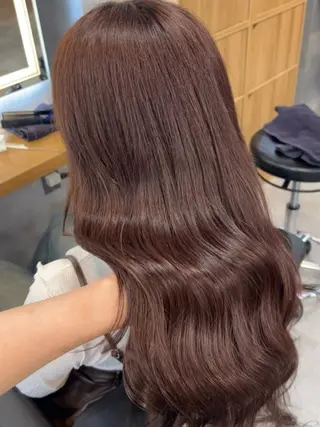 ロング カラー 赤みなし ×透明感🫧YUNAのヘアスタイル