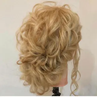 セミロング ヘアアレンジ ヘアセット/着付け 専門店☆Alludyのヘアスタイル