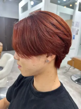 カラー 我満 宏映のヘアスタイル