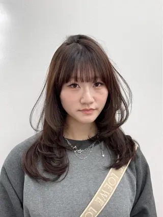 セミロング 韓国系支持率No.1 レイヤー特化/きょうのヘアスタイル