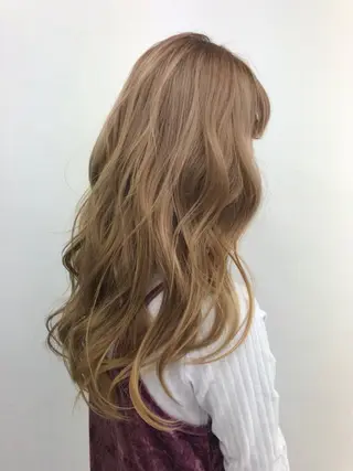 ロング ⟡.·韓国ヘア*.゚ 室岡 咲希のヘアスタイル