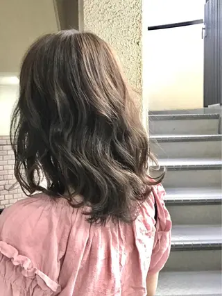 セミロング カラー 💎髪質改善💎 デザイナーshinのヘアスタイル