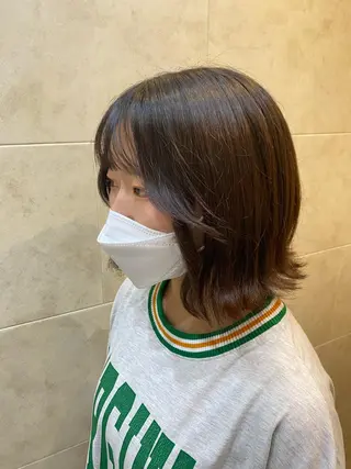 ミディアム 【髪質改善 艶髪】 布川 莉穂のヘアスタイル
