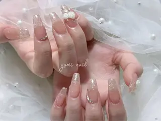 ネイル 𝐲𝐮𝐦𝐢🎀 長さ出しデザイン専門のネイルデザイン