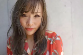 セミロング 岡元 朗弘のヘアスタイル