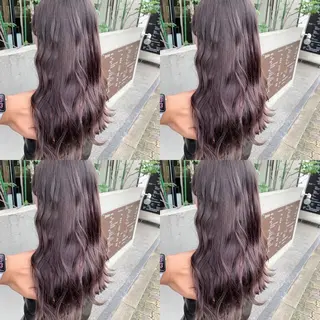 ロング カラー 似合わせ/ブリーチ カラー.岡田友仁のヘアスタイル