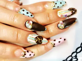 ロング ネイル nailist cocoのネイルデザイン