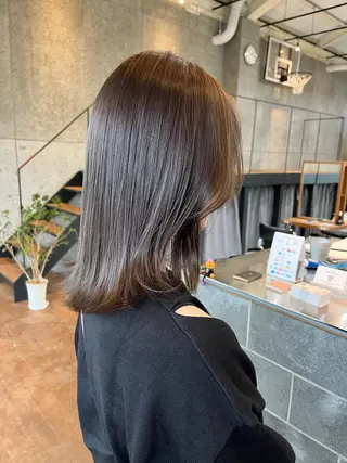 ミディアム カラー ヒラノホナミ 🫧透ける艶髪🫧のヘアスタイル