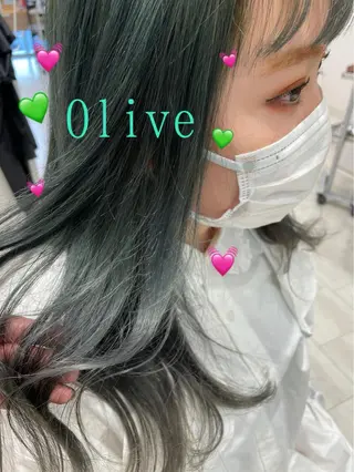セミロング カラー 新宿駅近♡個室 ♡関口三都季🌜のヘアスタイル