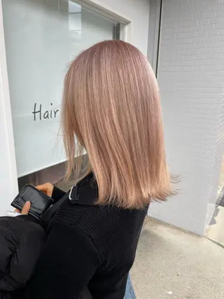 セミロング カラー ヘアアレンジ HairMake 3 🐬NANAMIのヘアスタイル