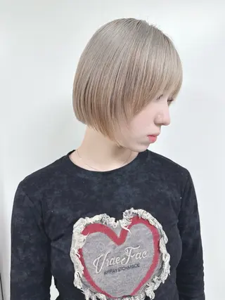 ミディアム ボブ/ゆるふわ ボブパーマ/とういのヘアスタイル