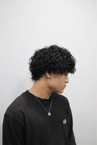 ショート パーマ メンズ 🌀パーマ特化 美容師🌀/しゅんのヘアスタイル