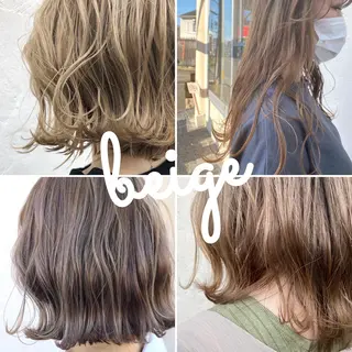 ミディアム M. YURIのヘアスタイル