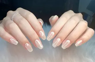 ネイル 渋谷/4週間取れない フィルイン/パラのネイルデザイン