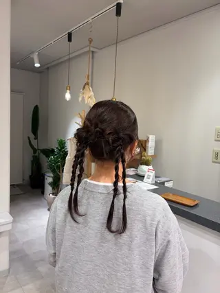 ヘアアレンジ yu riのヘアスタイル