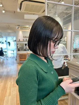 ショート カラー じゅわっと暖色カラー 🍊Moemiのヘアスタイル