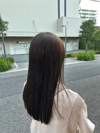 ロング カラー レイヤーカット/ 透明感カラー/ きよのヘアスタイル