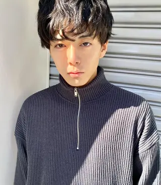 メンズ kitin  吉祥寺 山岸花のヘアスタイル