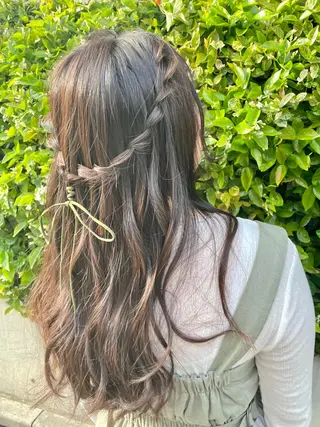 ロング ヘアアレンジ ･˚✧すずね˚✧* lucia(ルチア)のマツエク・マツパデザイン