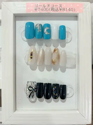 ネイル nail salon＆school felice所属・フェリーチェ瑞江店 新山のネイルデザイン