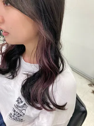 カラー 💖ブリーチなし透明 感💖ASAHIのヘアスタイル