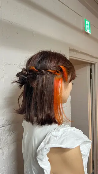 ミディアム カラー 🎀tokute ナオ🧸のヘアスタイル
