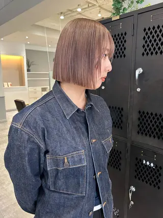 ミディアム 薄暮 マツイ レンのヘアスタイル