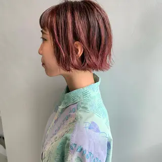 ショート カラー 是非可愛くさせて ください🩷sakiのヘアスタイル