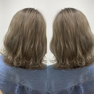 ミディアム ブリーチ特化 梅田本多翔のヘアスタイル