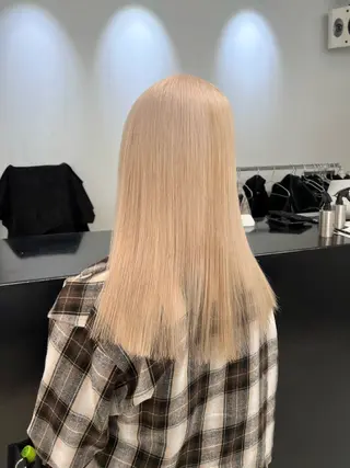 セミロング カラー HARU//原宿🤍 リピート率NO.1のヘアスタイル