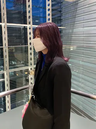 ミディアム カラー mai / linoah˚✧のヘアスタイル