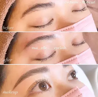 マツエク・マツパ アイブロウ ふわ眉✴︎うぶ眉 🌸maiの眉毛・アイブロウイメージ