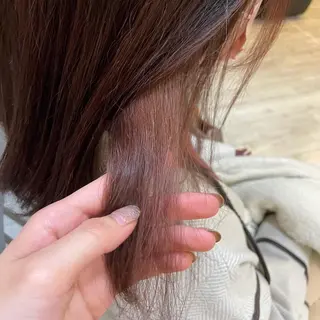 セミロング カラー ヘアアレンジ 🫧ヒシダアキ taboo.i🫧のヘアスタイル