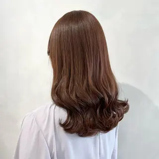 セミロング カラー 🩵ブリーチカラー 🐈MIORI🩵のヘアスタイル