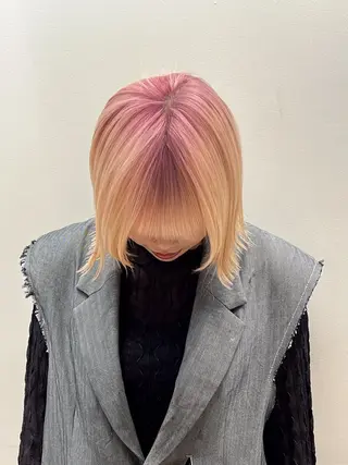 ミディアム カラー 堀江 /木下椋麻のヘアスタイル