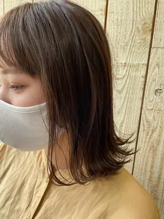 ミディアム 福田 ジュンキのヘアスタイル