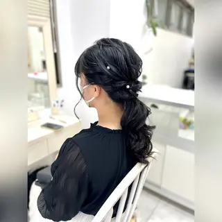 ヘアアレンジ 似合わせヘアメイク 💐オダギリチアキのヘアスタイル