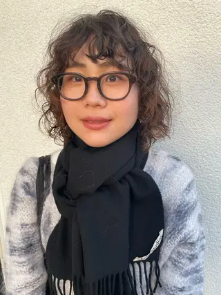 ミディアム 田口 武英のヘアスタイル