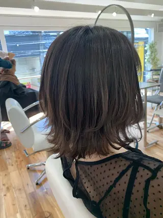 ミディアム カラー Reb_keiji 👑小倉圭司のヘアスタイル