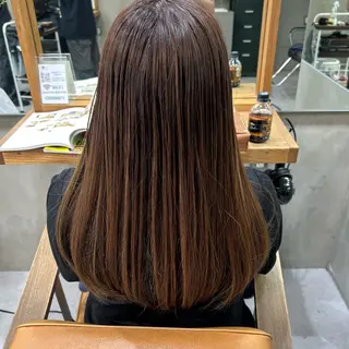 カラー 若狭 彩花のヘアスタイル